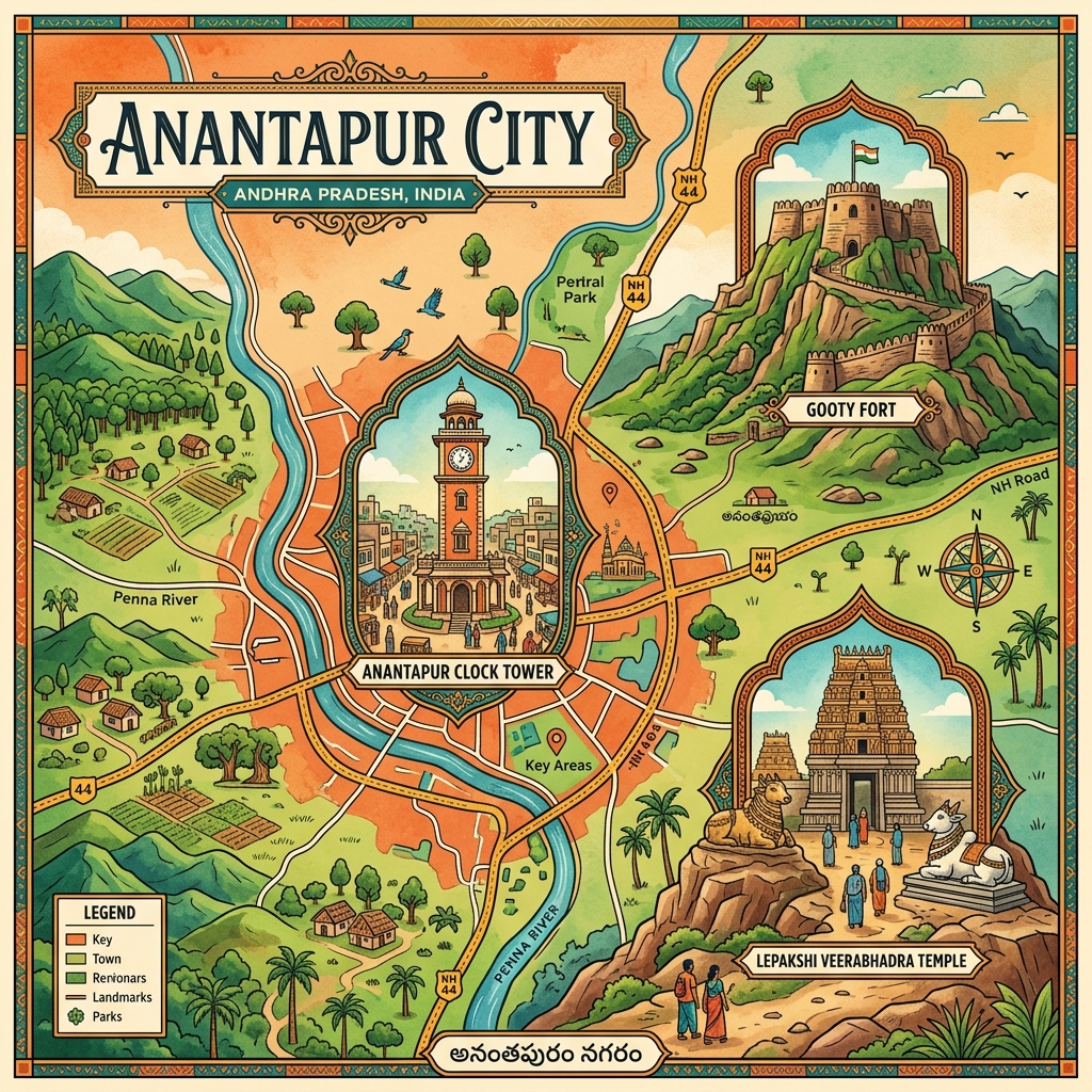 Anantapur Map - Anantapur.city